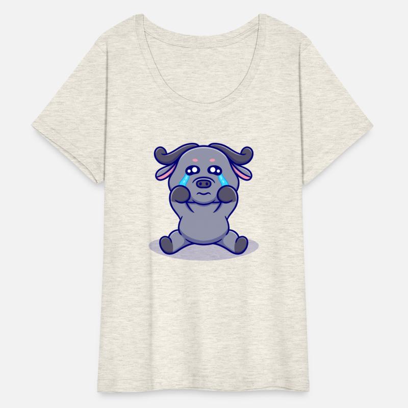 Cute bull cartoon illustration