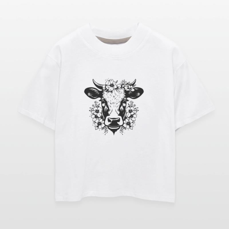 Cute Cow Portrait - Cow Head - Farm Animal vector