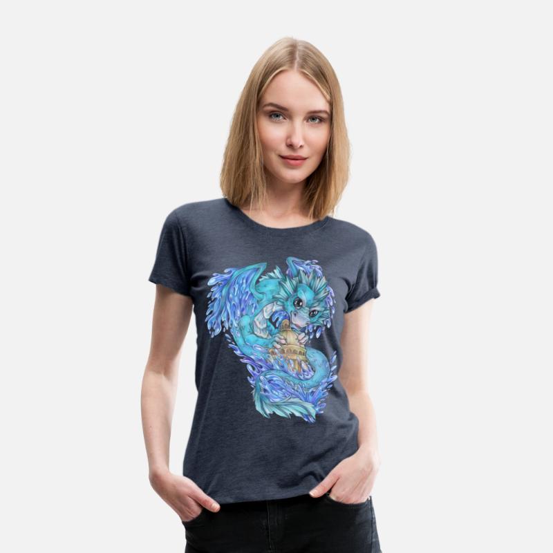 Cute dragon fantasy mythology water lake