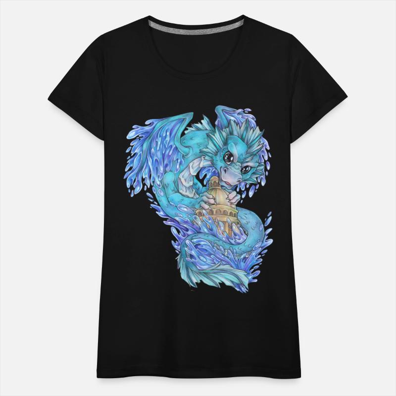 Cute dragon fantasy mythology water lake