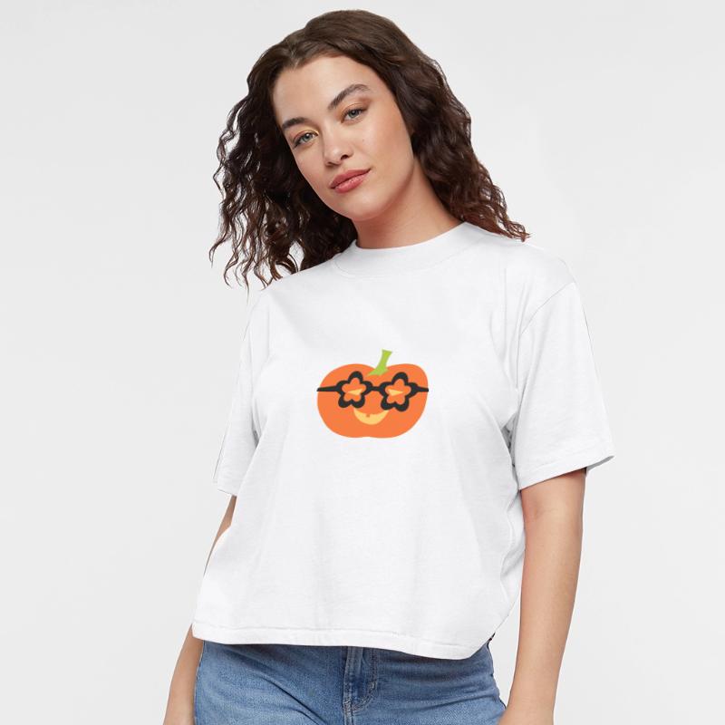 Cute Happy Pumpkin Face Halloween Star Glasses