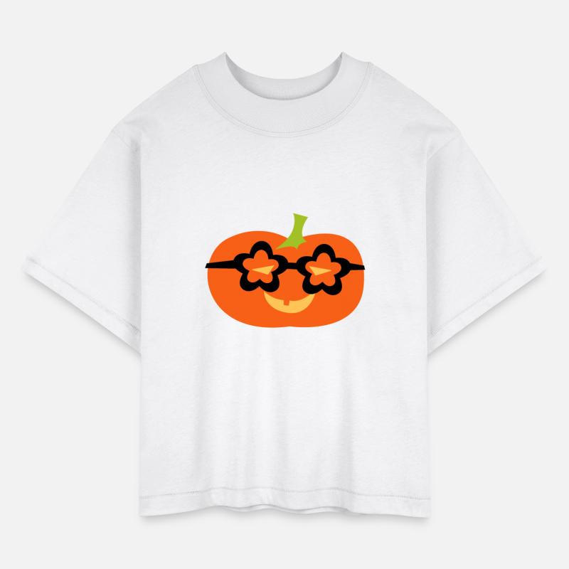 Cute Happy Pumpkin Face Halloween Star Glasses