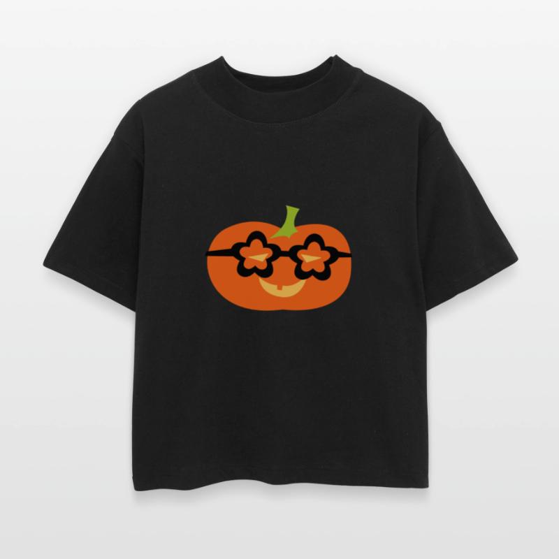 Cute Happy Pumpkin Face Halloween Star Glasses