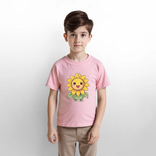 Cute Happy Smiling Sunflower