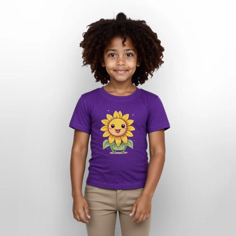 Cute Happy Smiling Sunflower