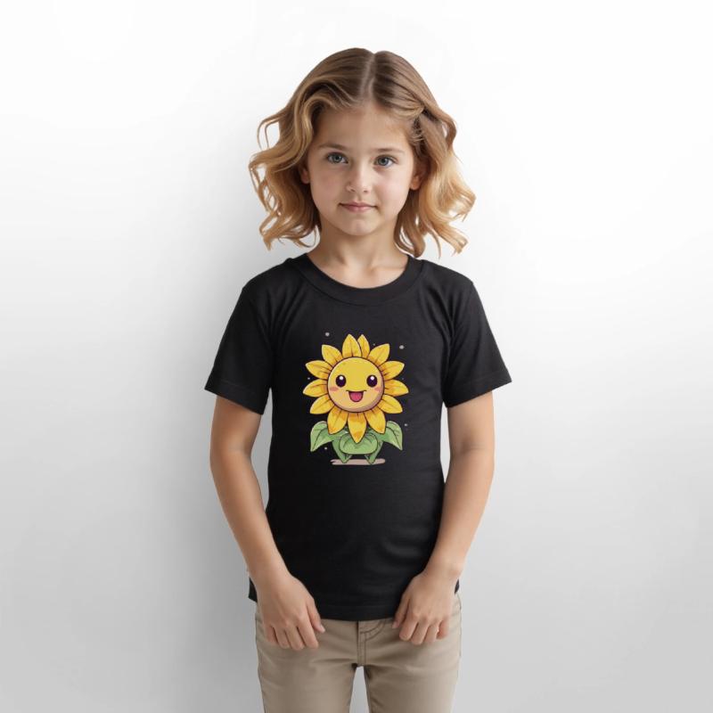 Cute Happy Smiling Sunflower