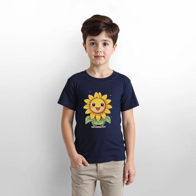 Cute Happy Smiling Sunflower