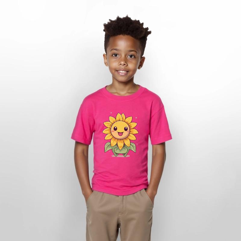 Cute Happy Smiling Sunflower