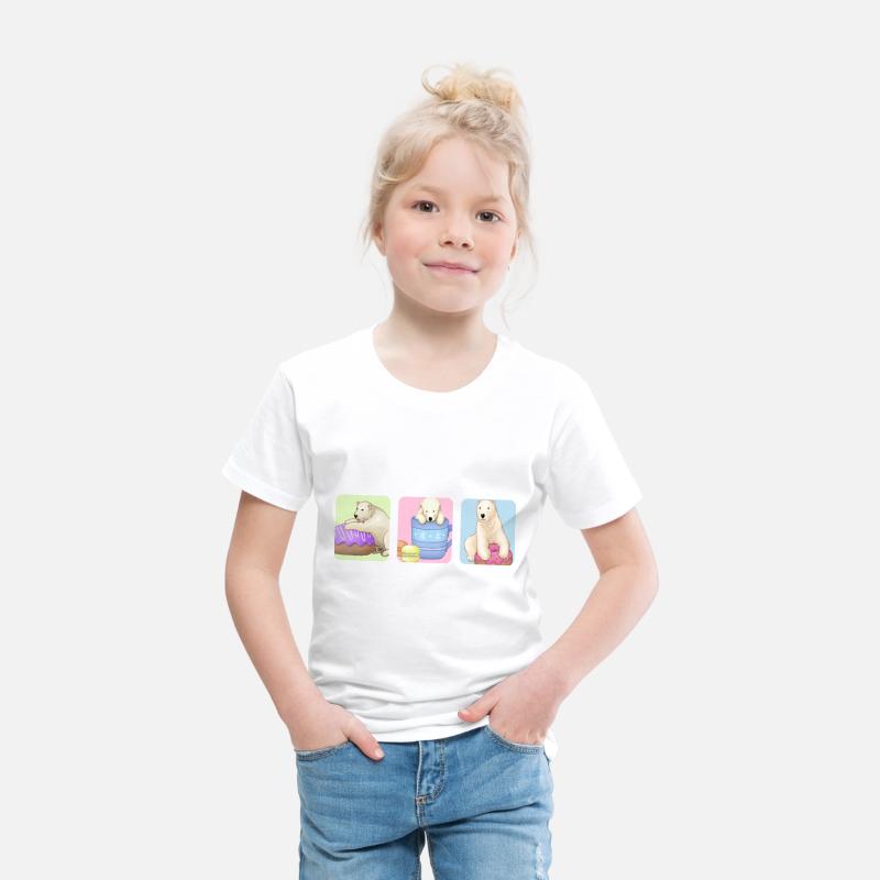 Cute Polar Bear Illustrations (Color)