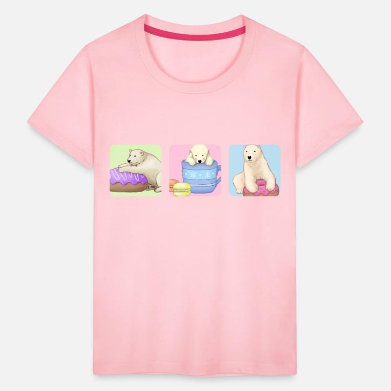 Cute Polar Bear Illustrations (Color)