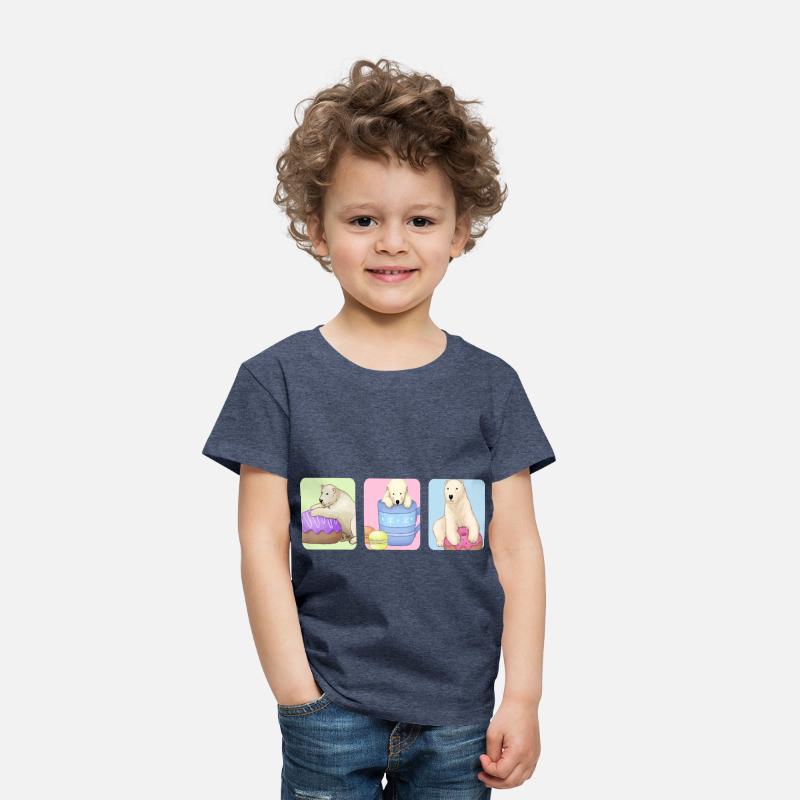 Cute Polar Bear Illustrations (Color)