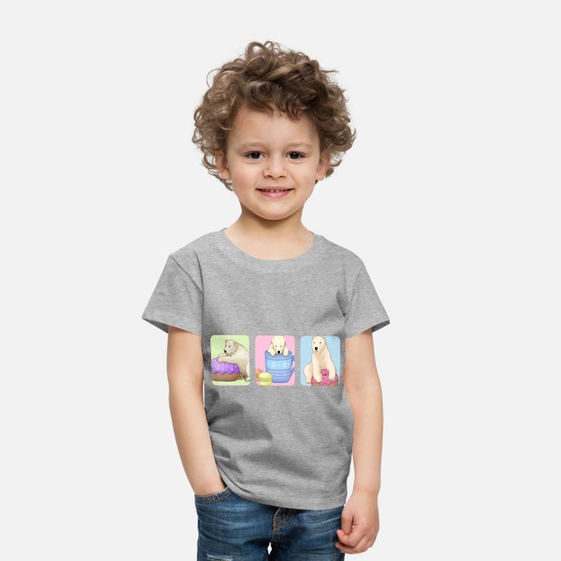 Cute Polar Bear Illustrations (Color)