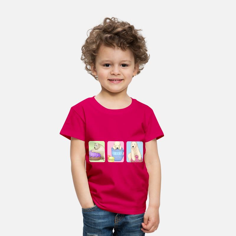 Cute Polar Bear Illustrations (Color)