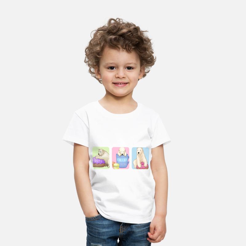 Cute Polar Bear Illustrations (Color)