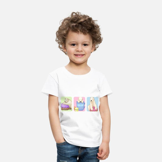 Cute Polar Bear Illustrations (Color)