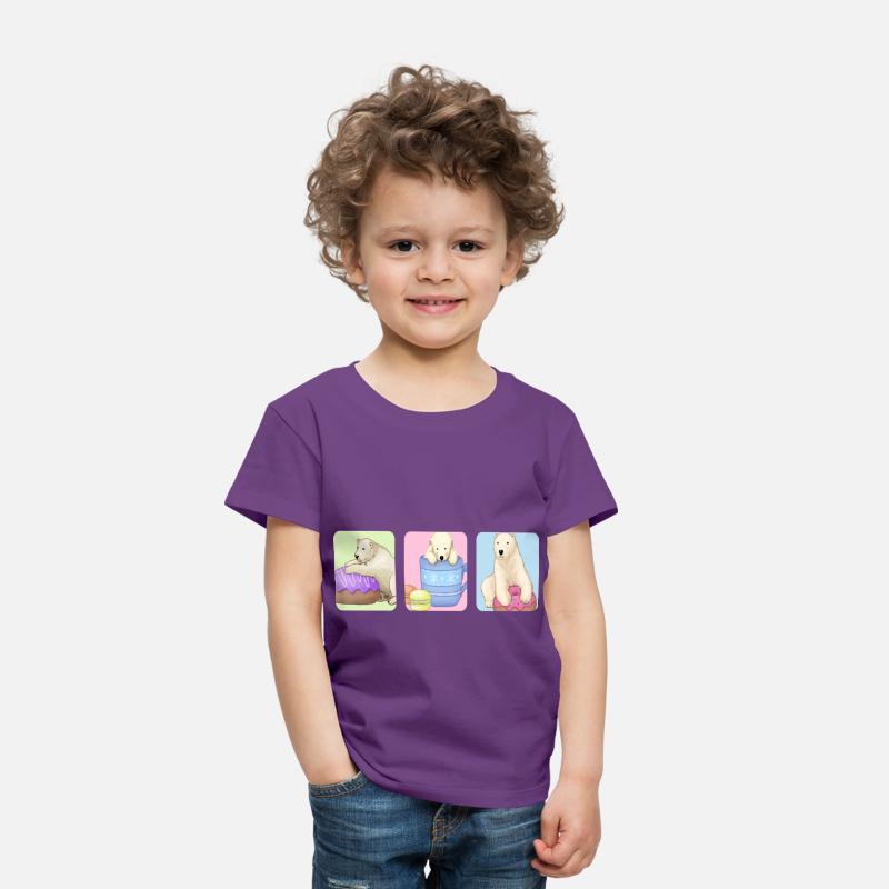 Cute Polar Bear Illustrations (Color)