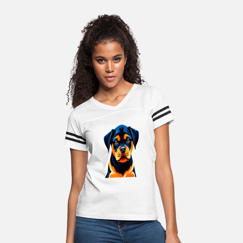 Cute Rottweiler Puppy's Illustration