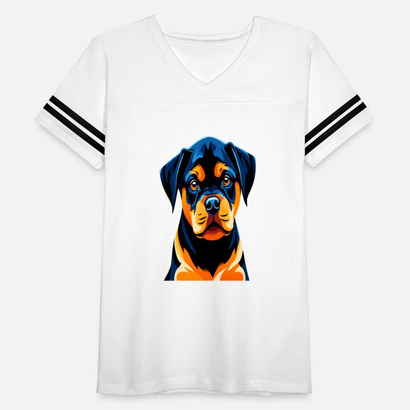 Cute Rottweiler Puppy's Illustration