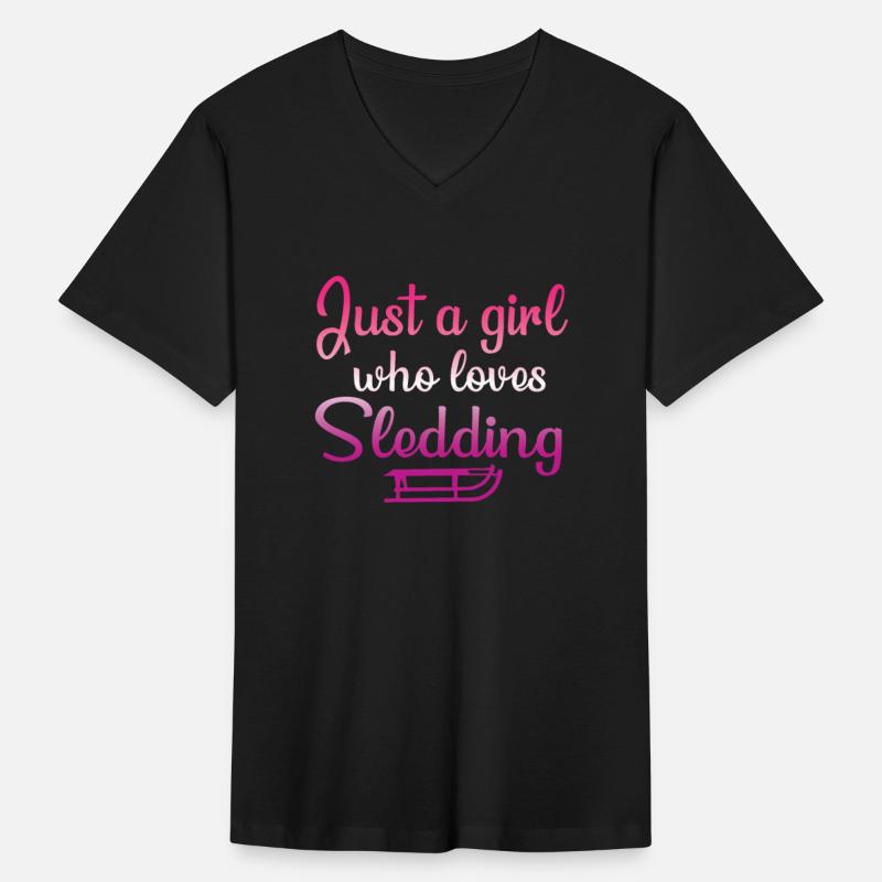 Cute Sledding Girls Apparel