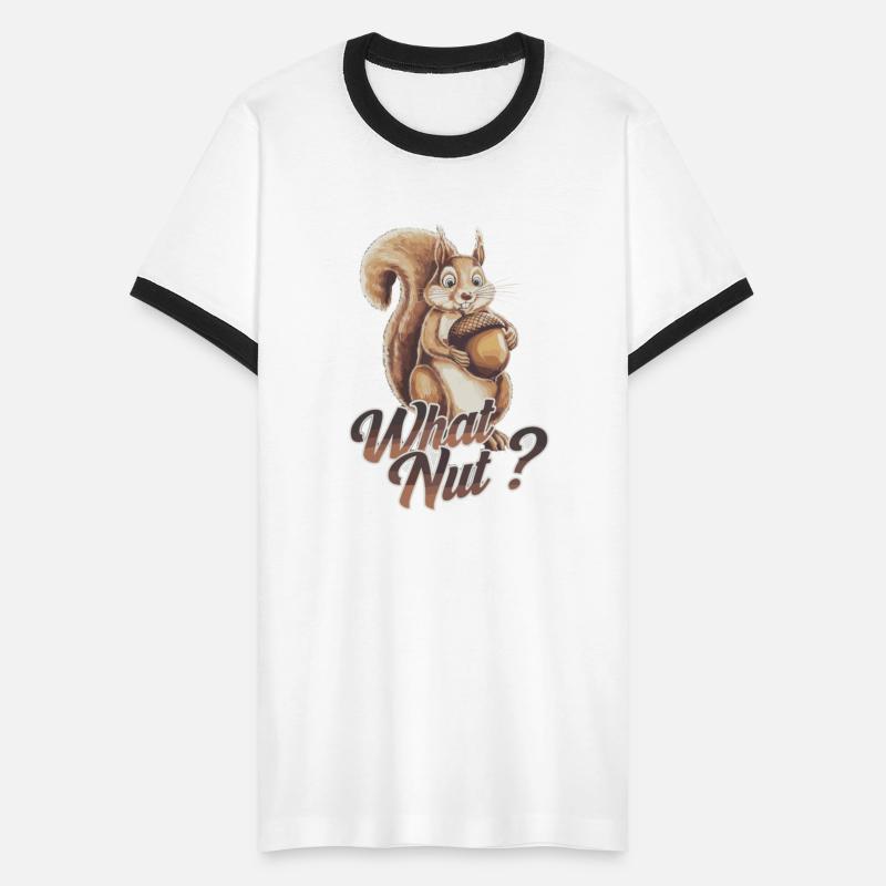 Cute Squirrel Holding Acorn What Nut for