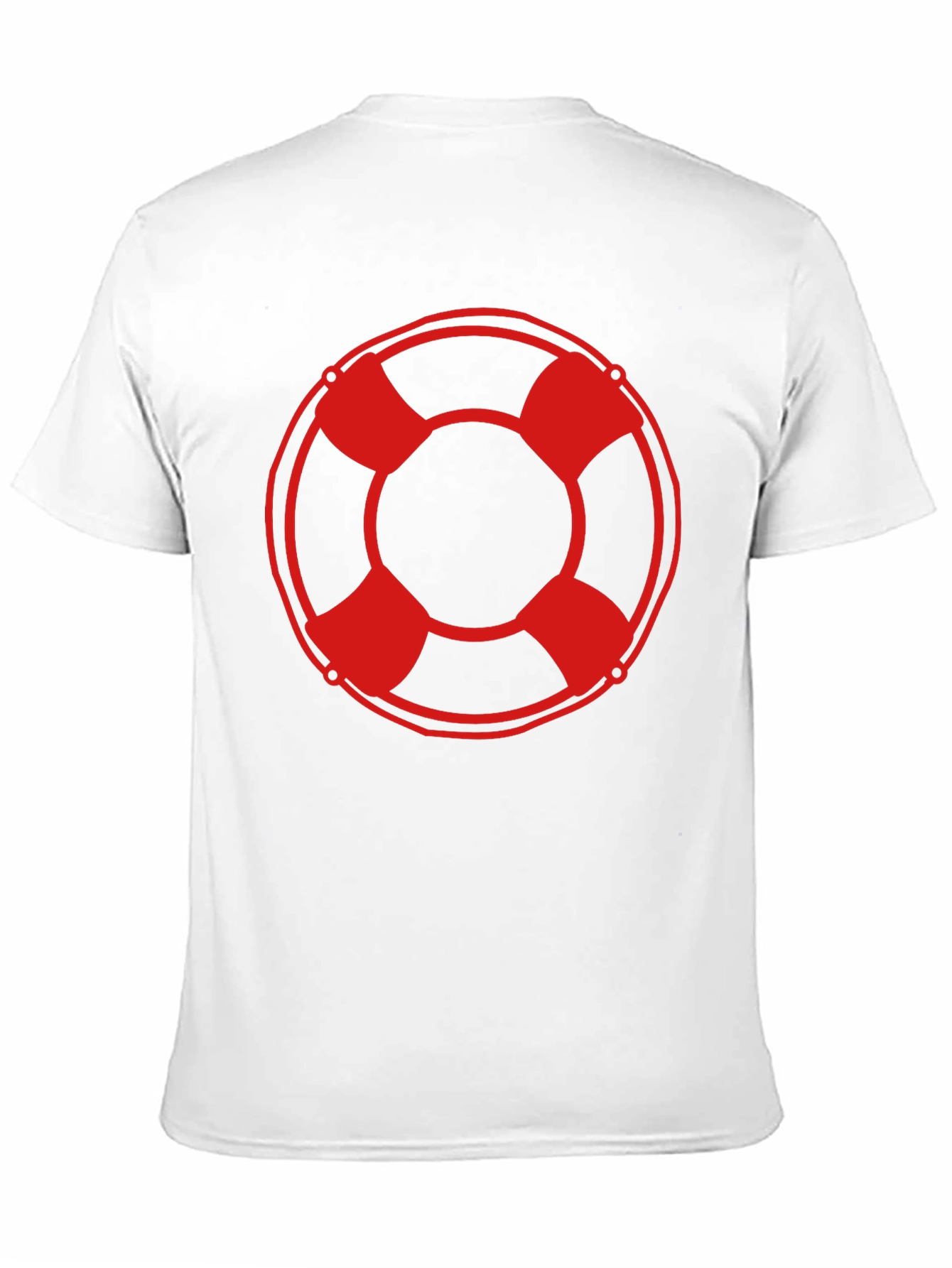 Lifeguard Ring Graphic T-Shirt - Black