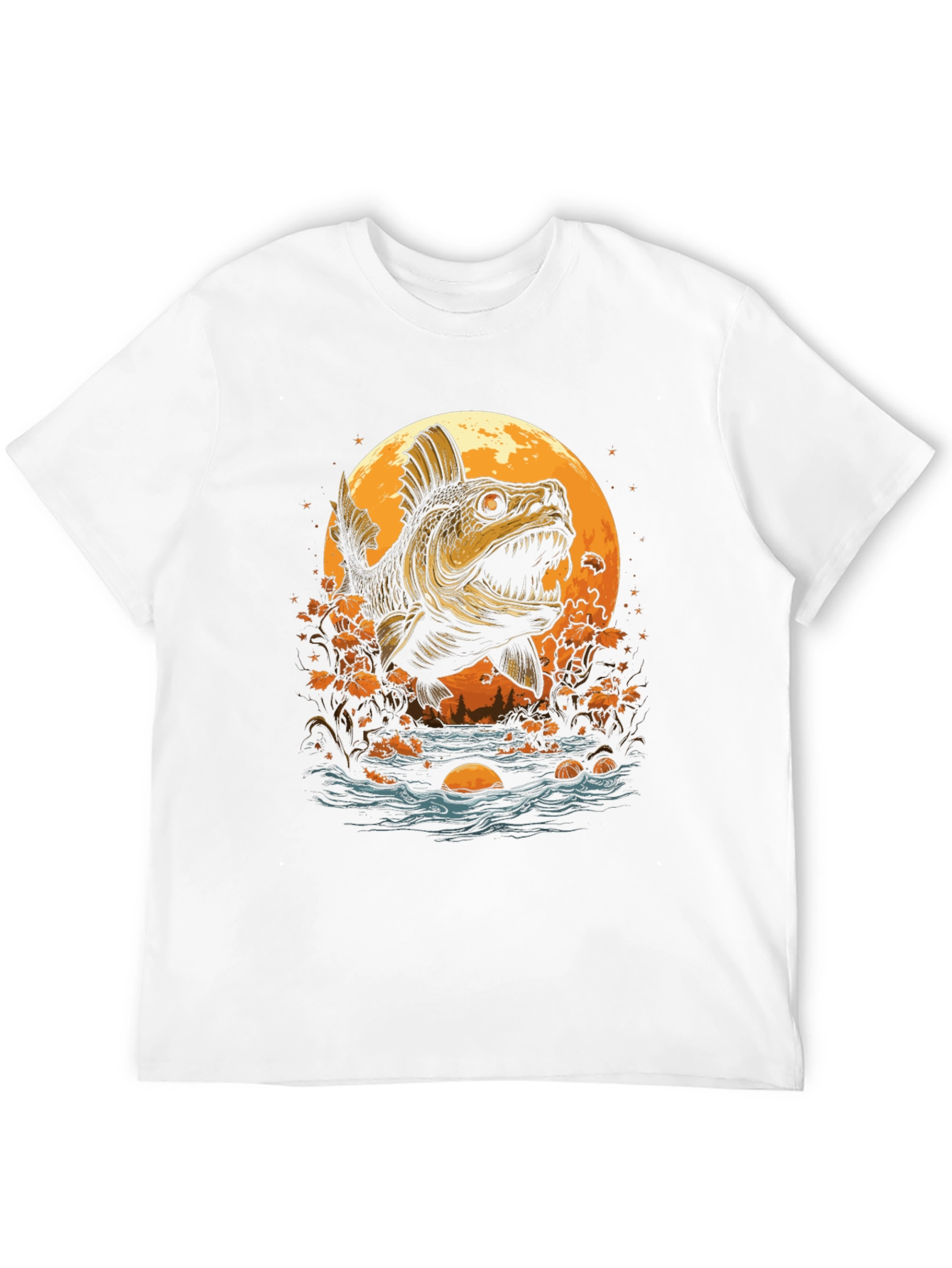 Monster Fish Graphic T-Shirt - Unique Design