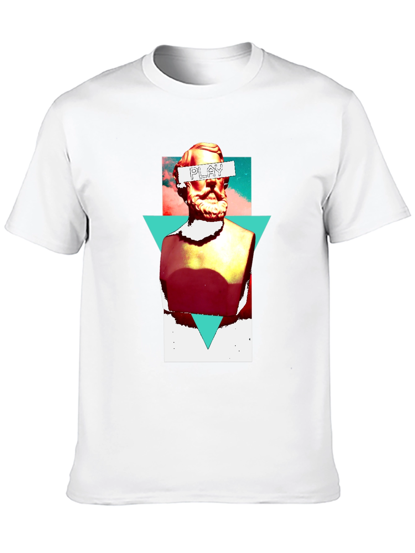 Bust Graphic Tee - Playful Artistic Design