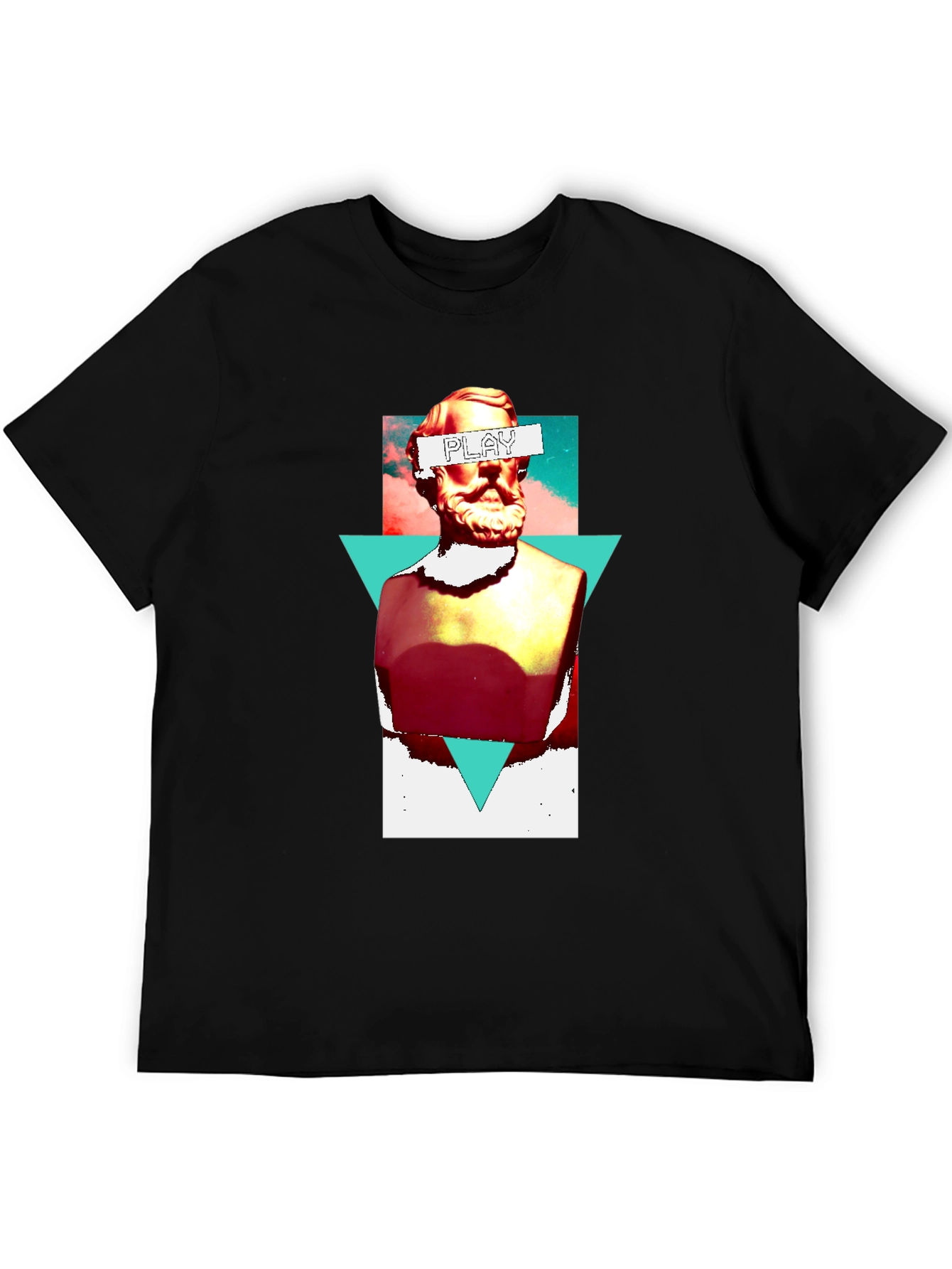 Bust Graphic Tee - Playful Artistic Design