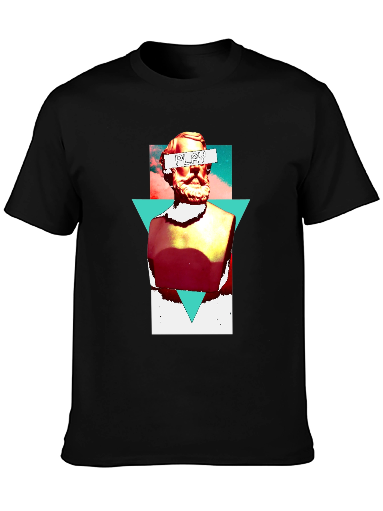 Bust Graphic Tee - Playful Artistic Design
