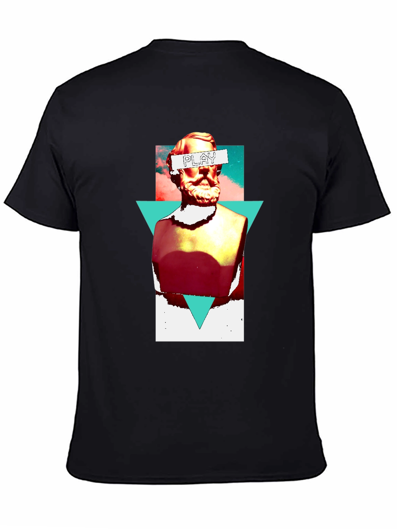 Bust Graphic Tee - Playful Artistic Design
