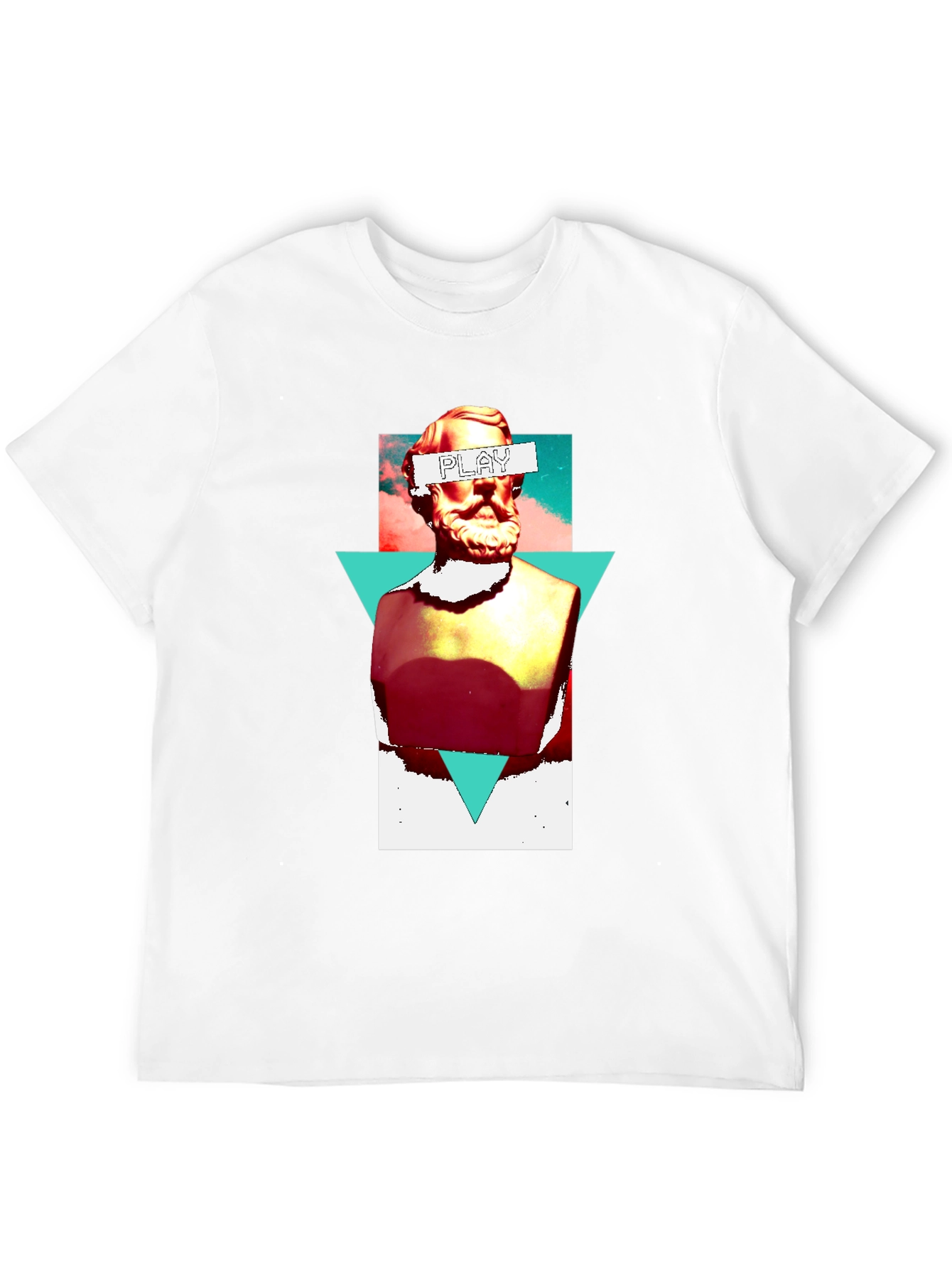 Bust Graphic Tee - Playful Artistic Design