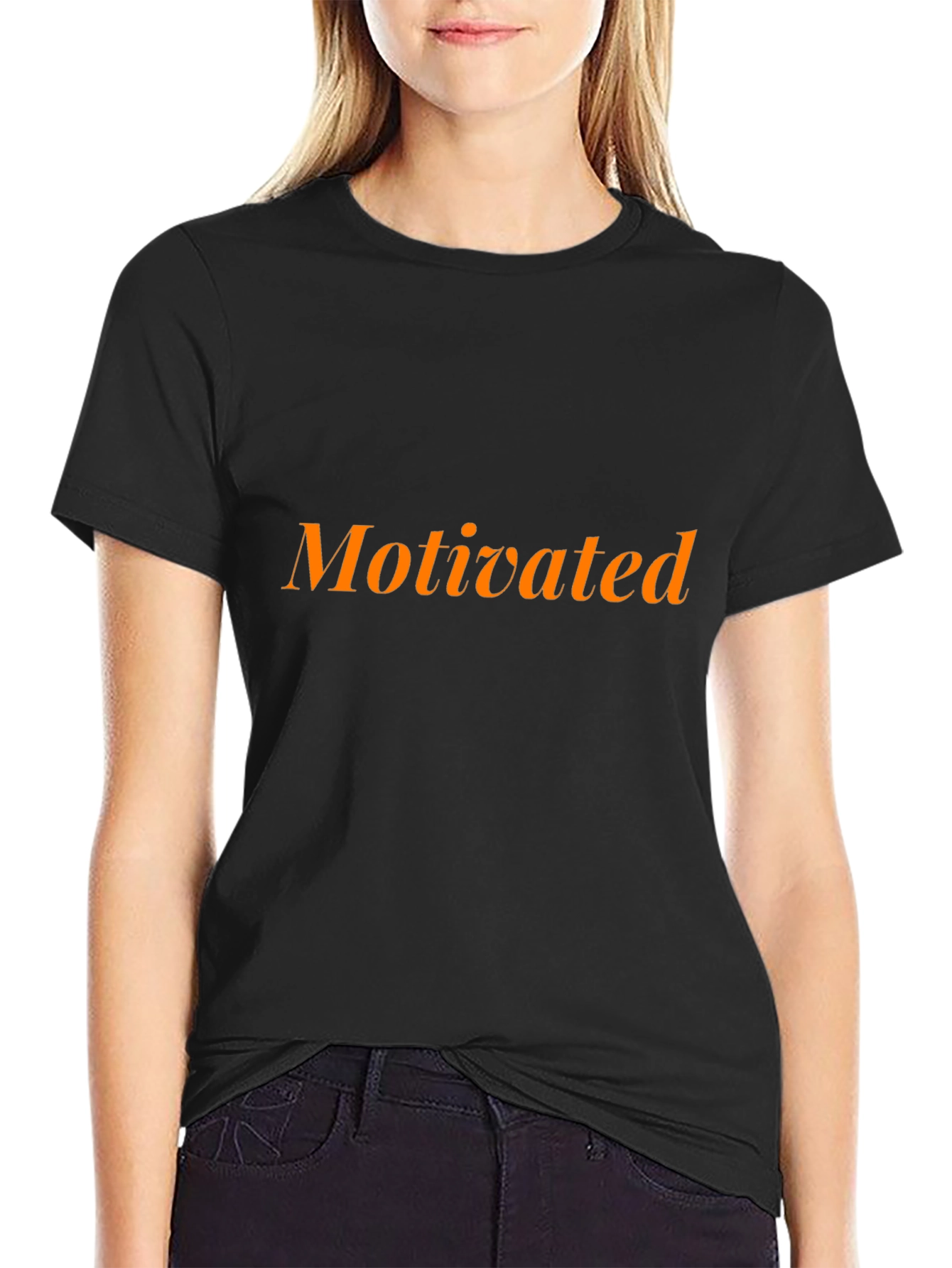 Motivated Black T-Shirt - Casual Style