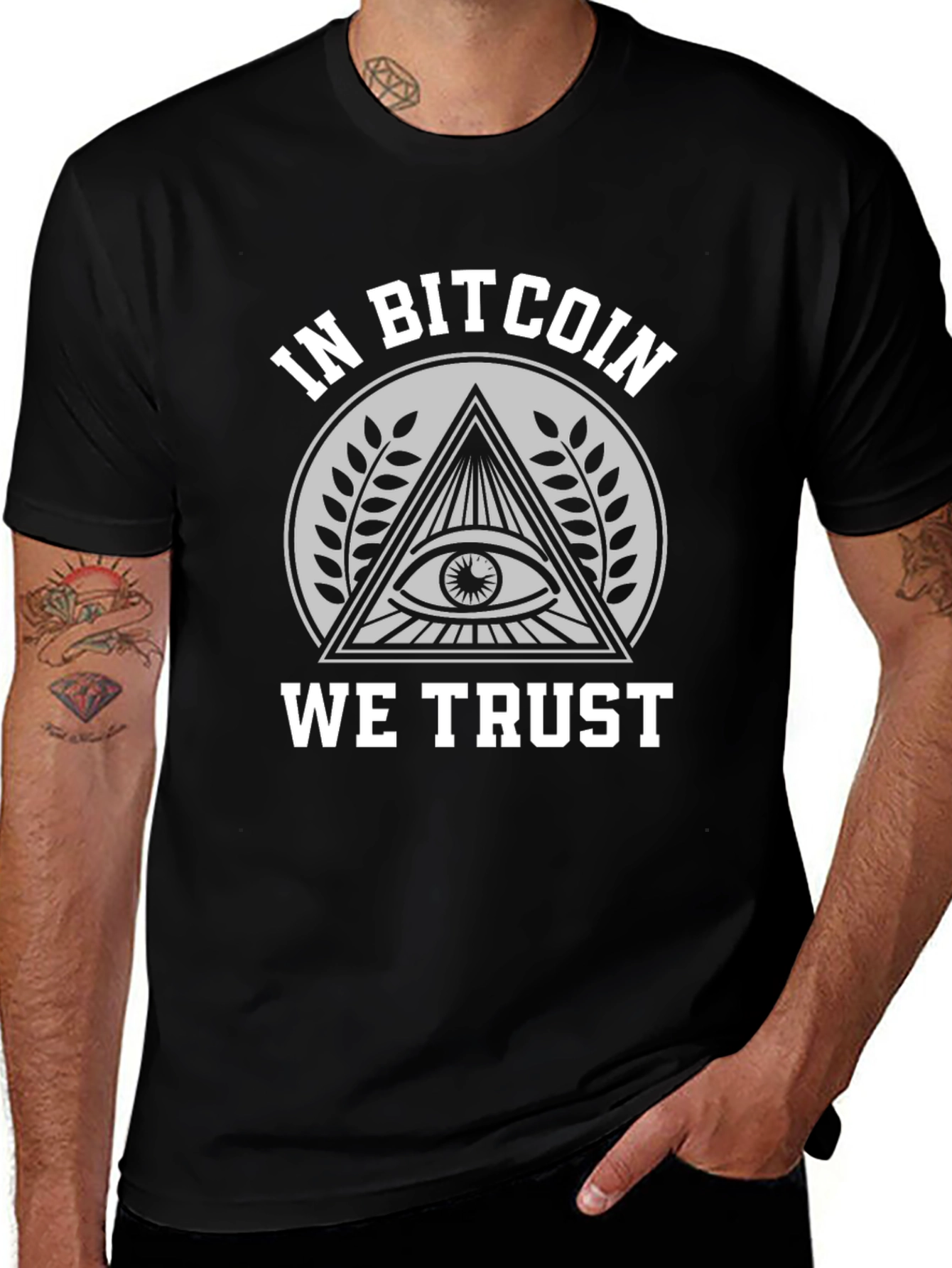 In Bitcoin We Trust T-Shirt - Crypto Currency Tee