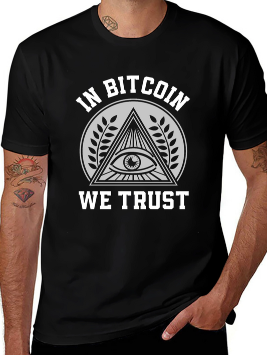 In Bitcoin We Trust T-Shirt - Crypto Currency Tee