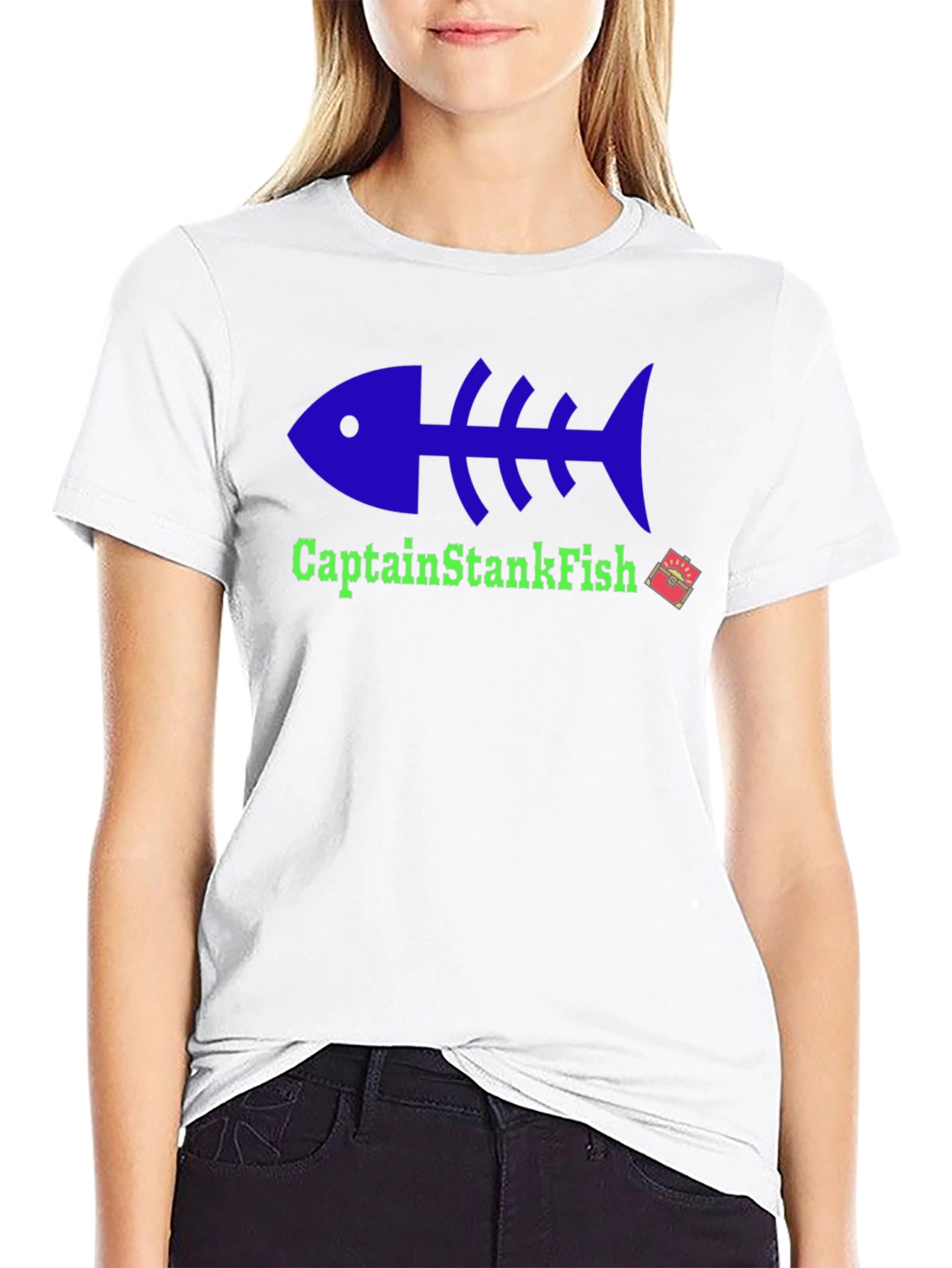 Captain StankFish Graphic Tee - Black T-Shirt