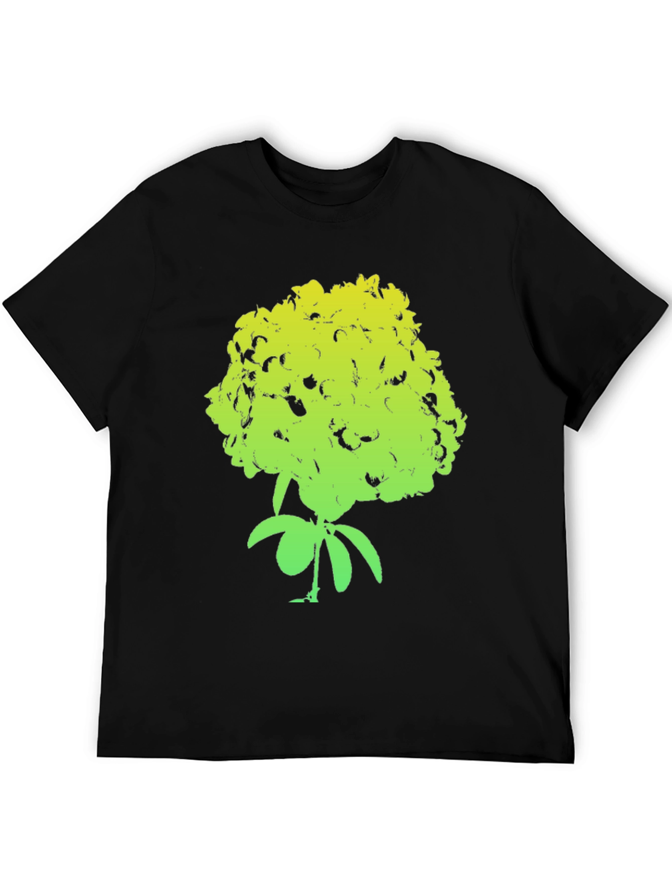 Green Floral Graphic T-Shirt