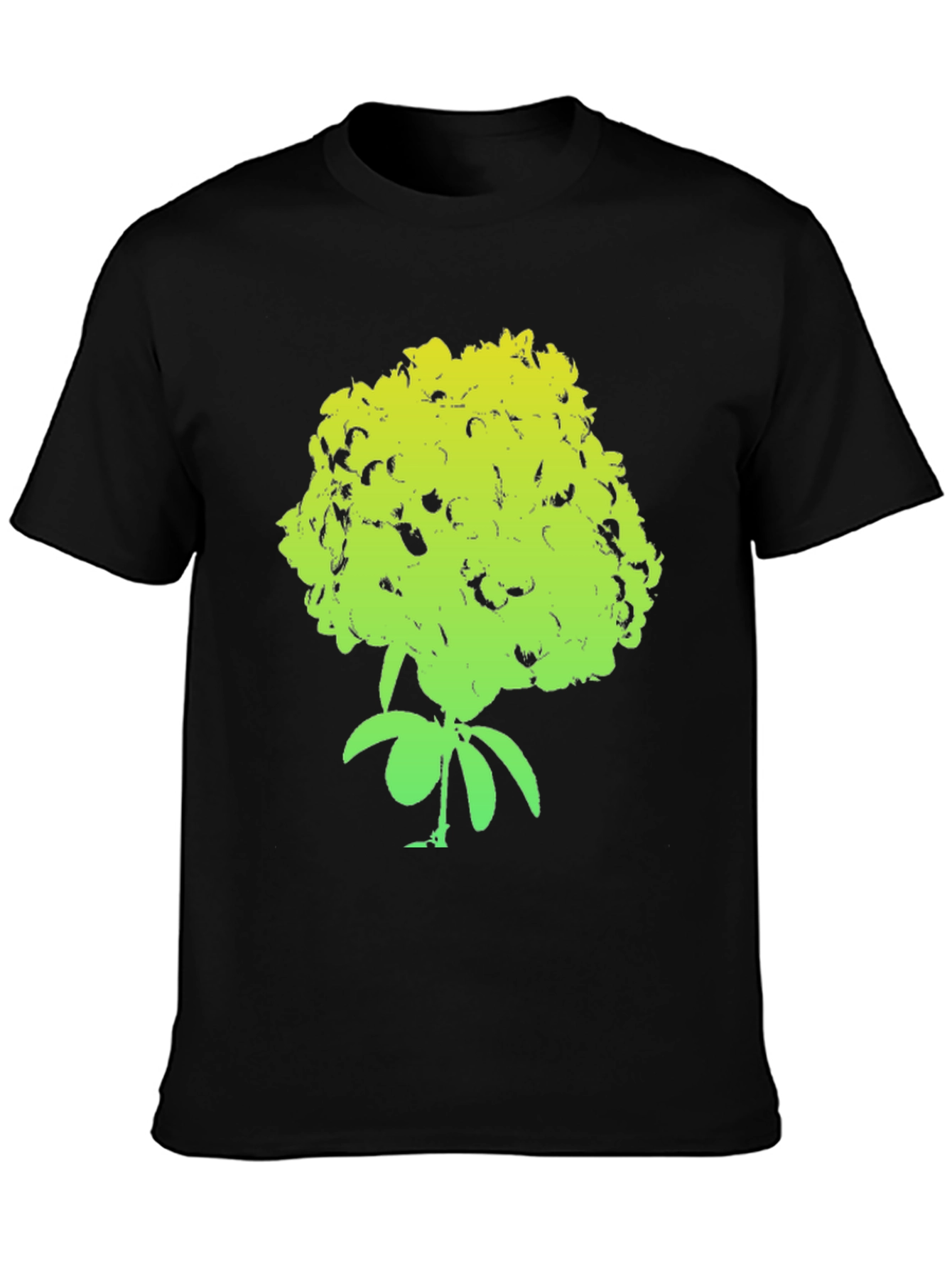 Green Floral Graphic T-Shirt
