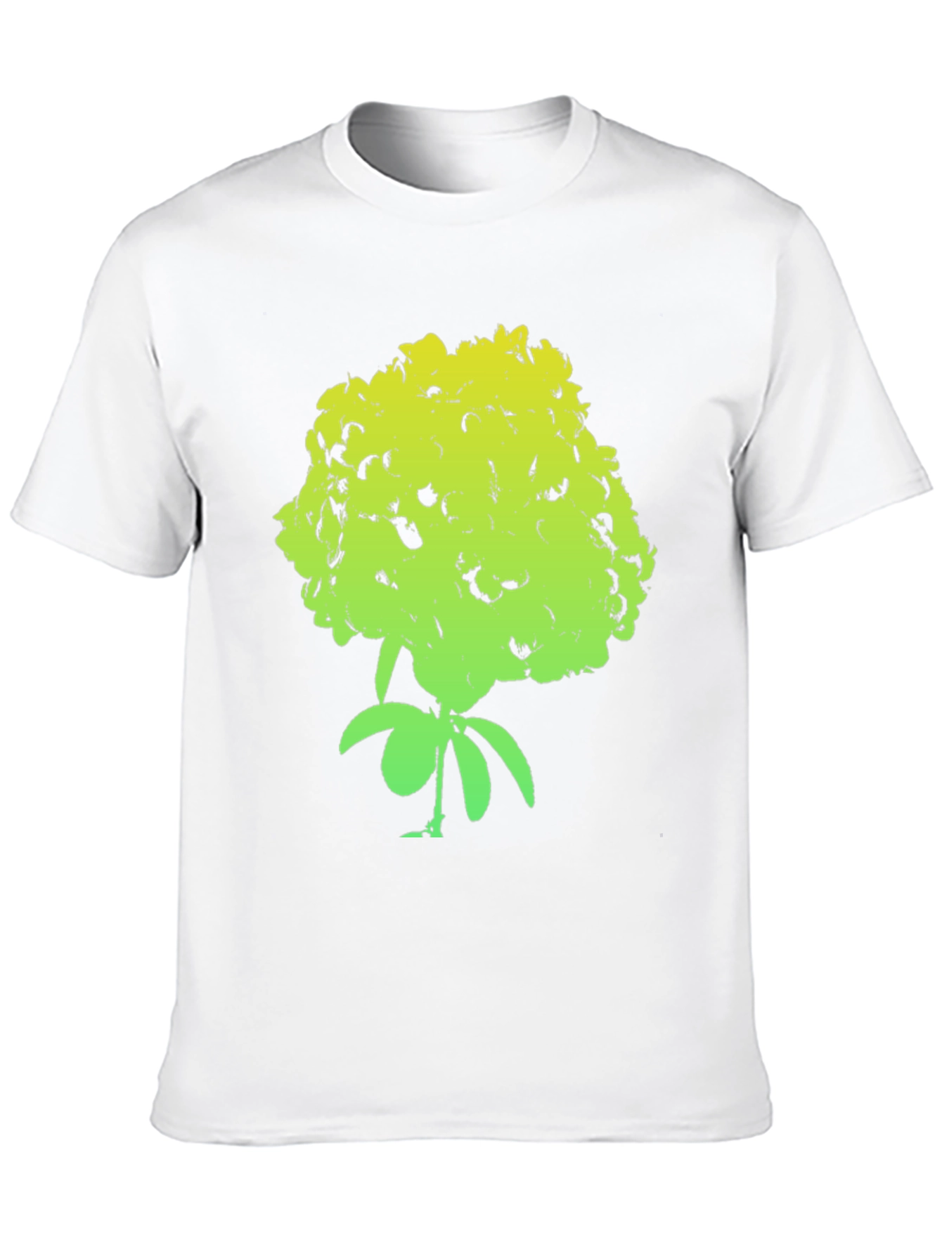 Green Floral Graphic T-Shirt