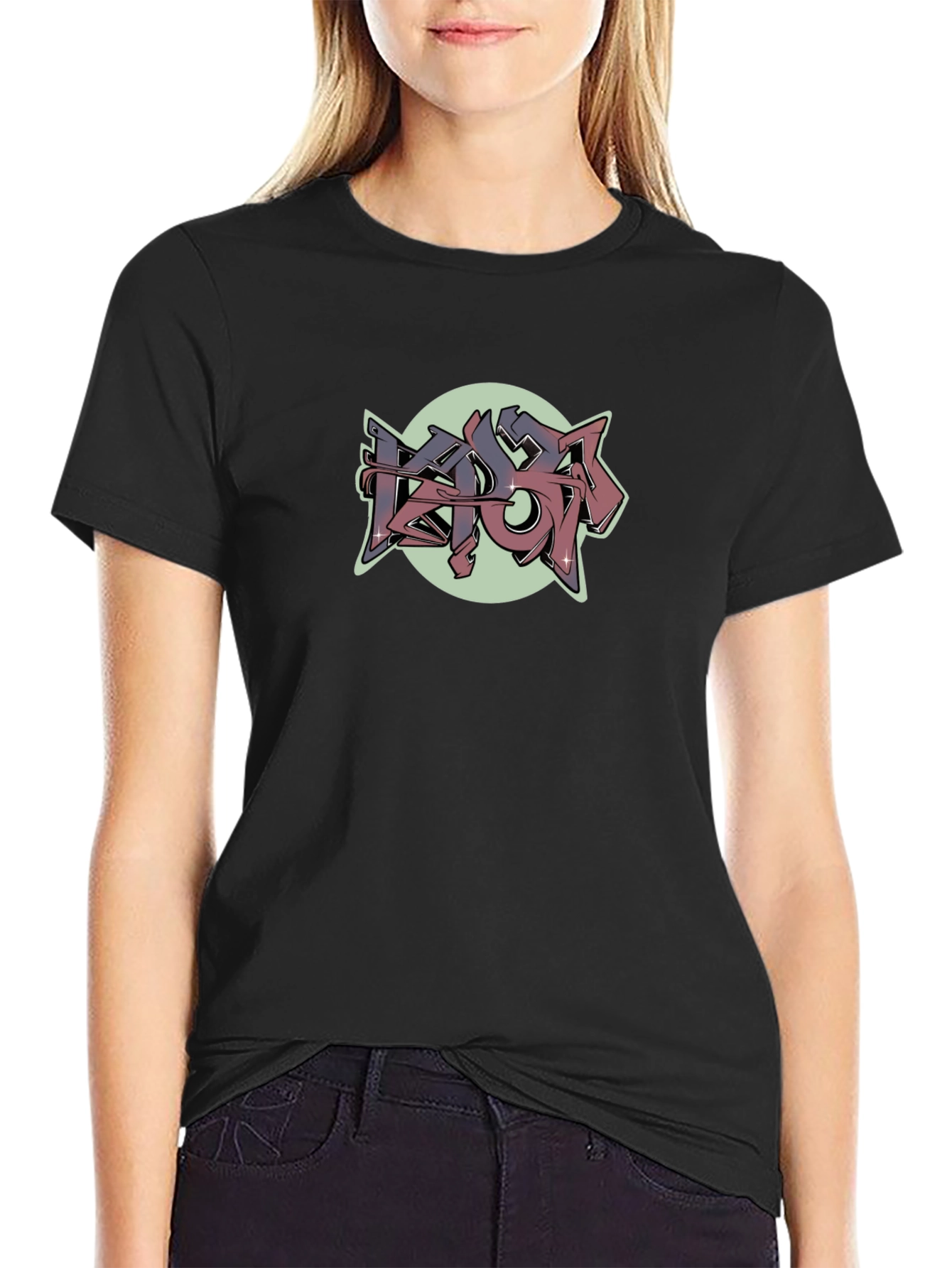 Cool Graphic Tee - Street Art Style