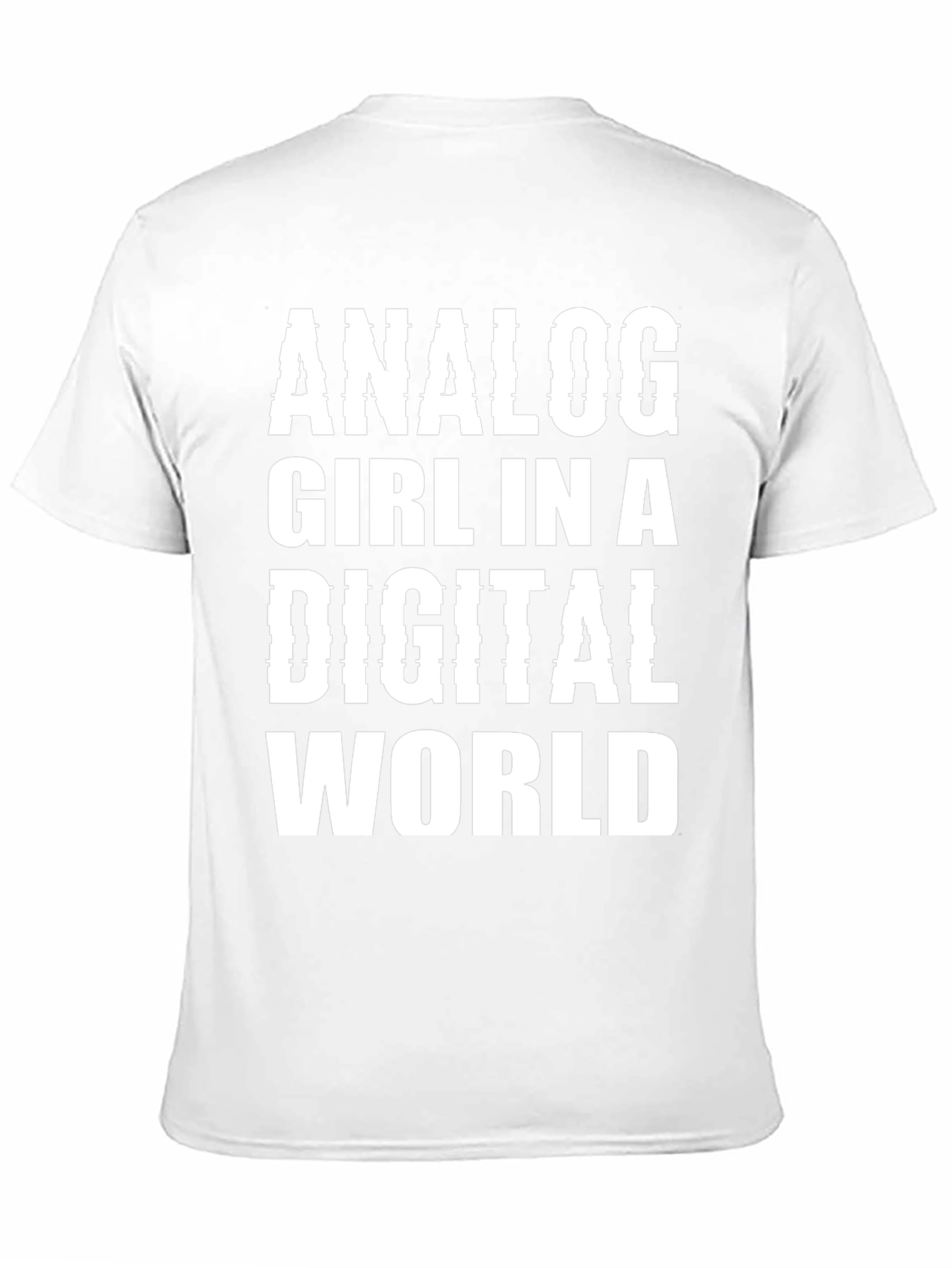 Analog Girl in a Digital World Graphic T-Shirt