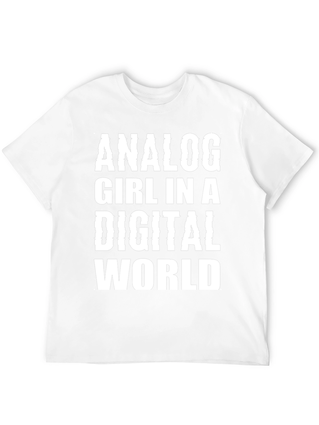 Analog Girl in a Digital World Graphic T-Shirt