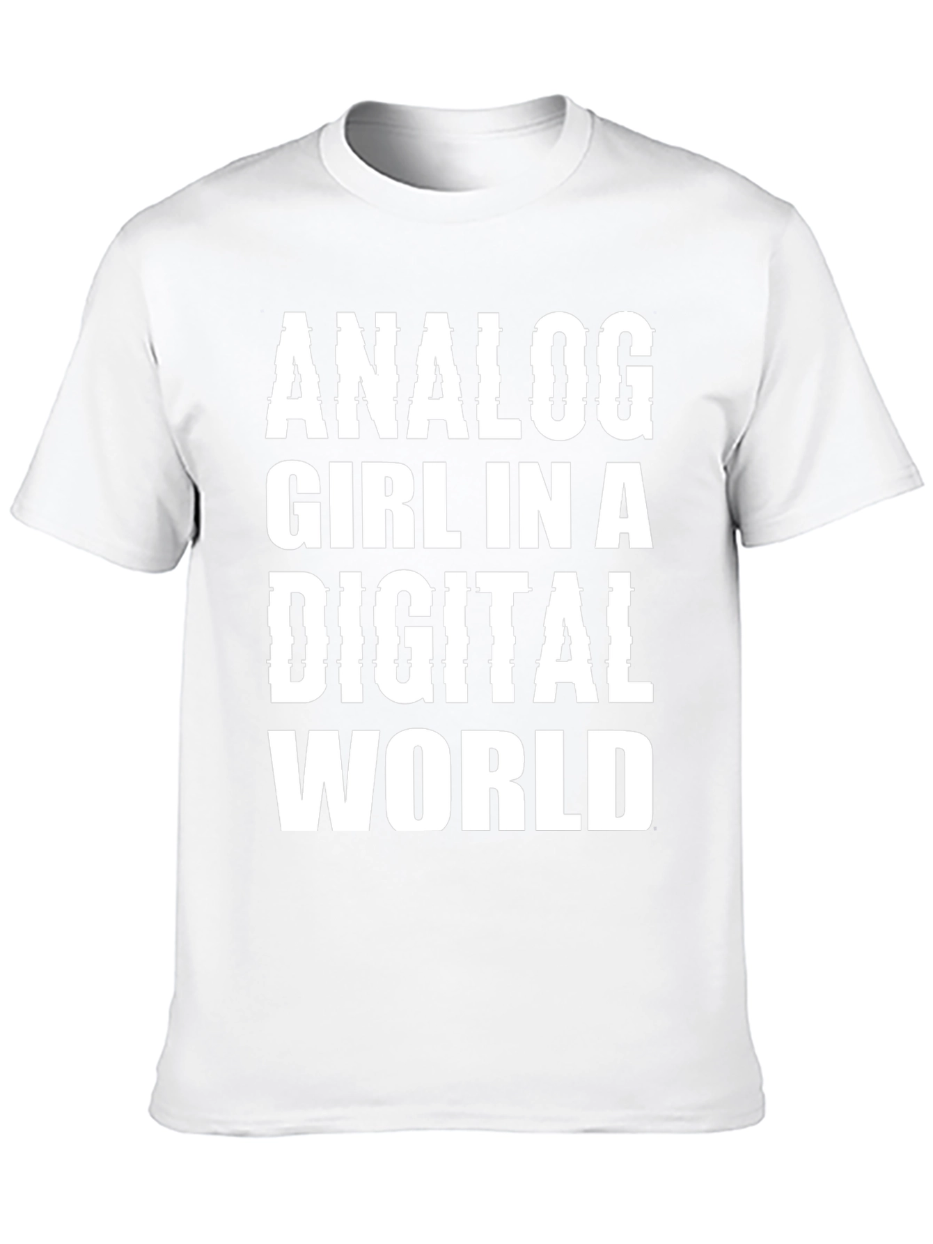 Analog Girl in a Digital World Graphic T-Shirt