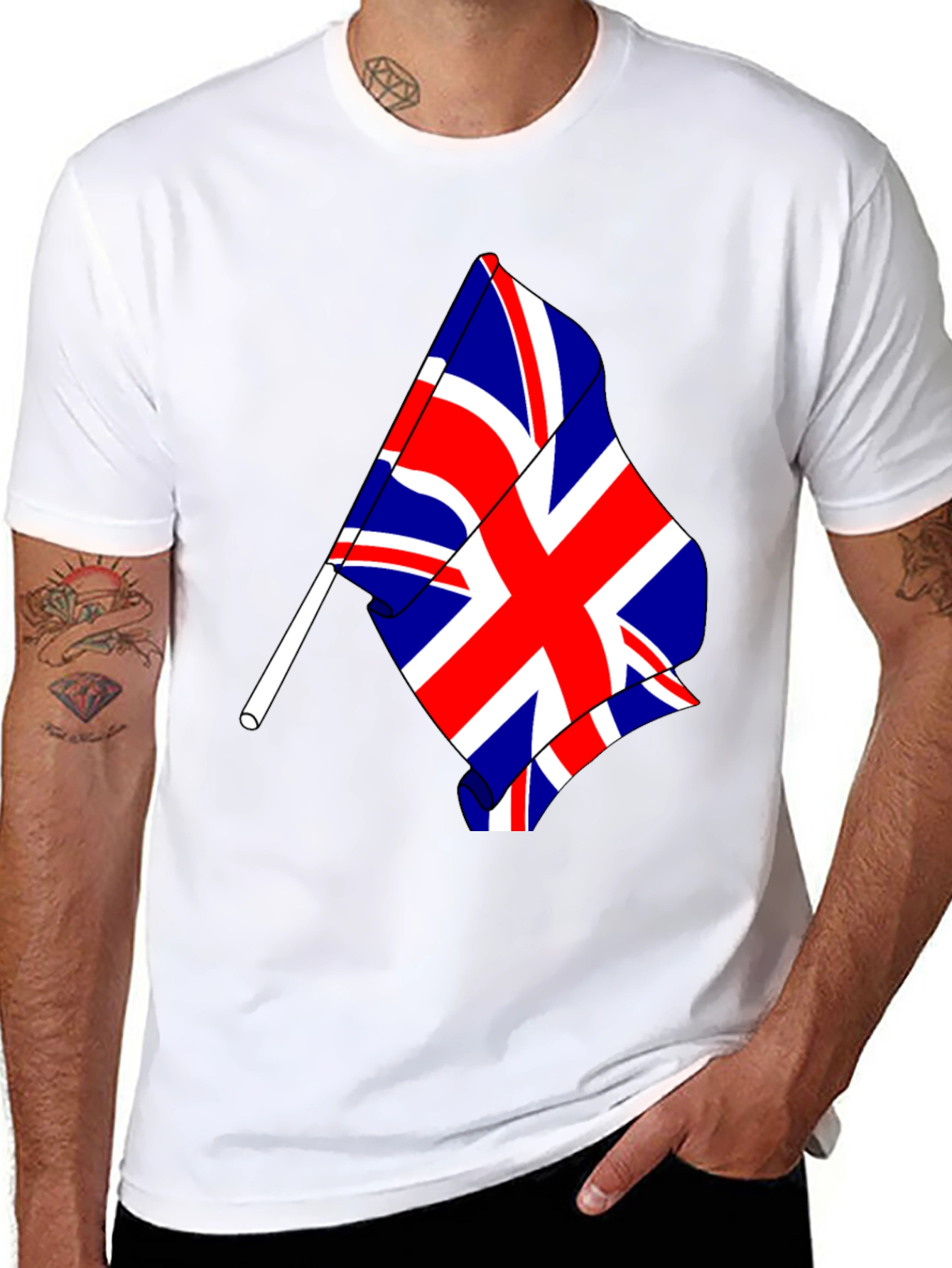 Union Jack Flag T-Shirt - Show Your British Pride!