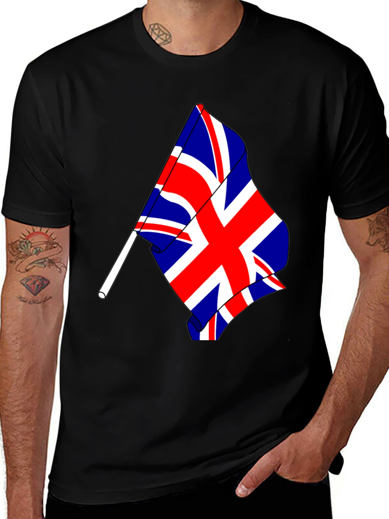 Union Jack Flag T-Shirt - Show Your British Pride!