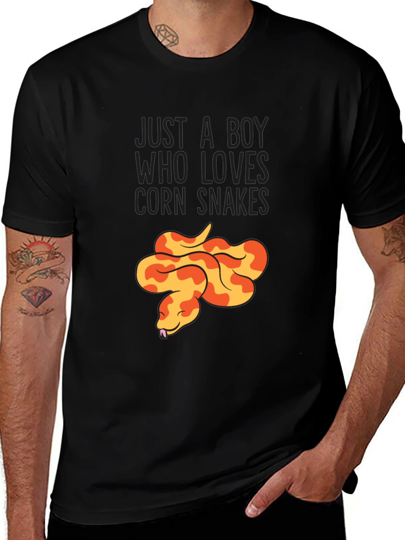 Boy Loves Corn Snakes T-Shirt