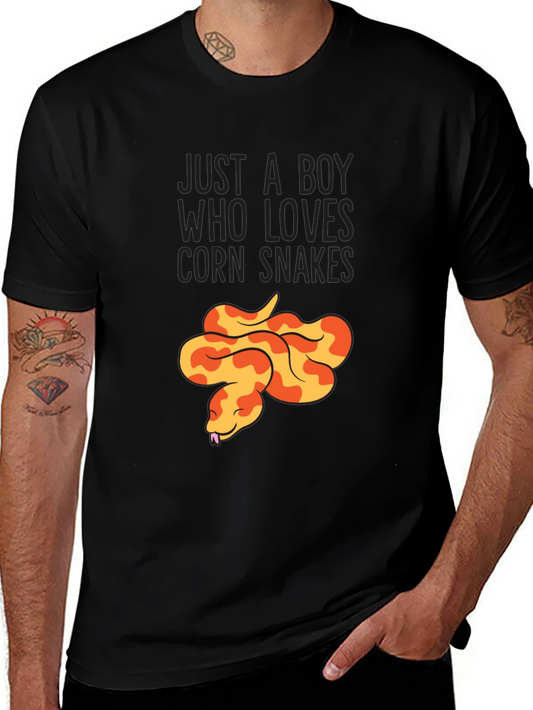 Boy Loves Corn Snakes T-Shirt