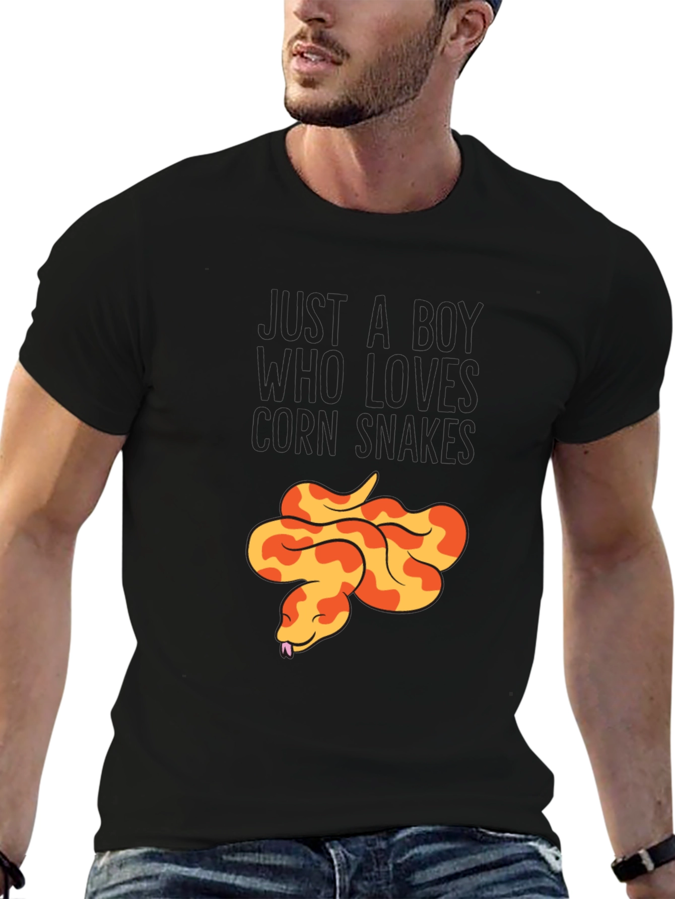 Boy Loves Corn Snakes T-Shirt
