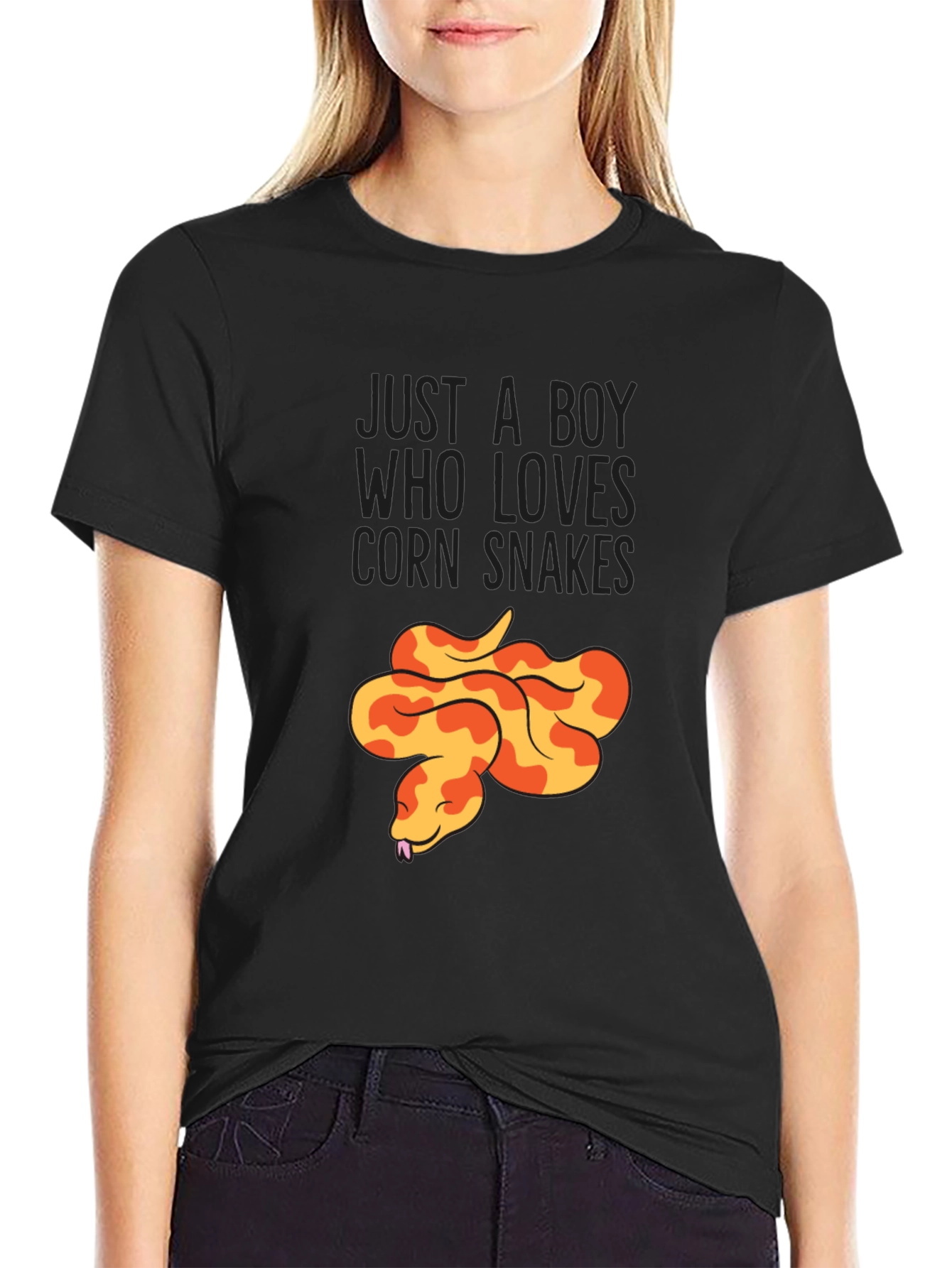 Boy Loves Corn Snakes T-Shirt