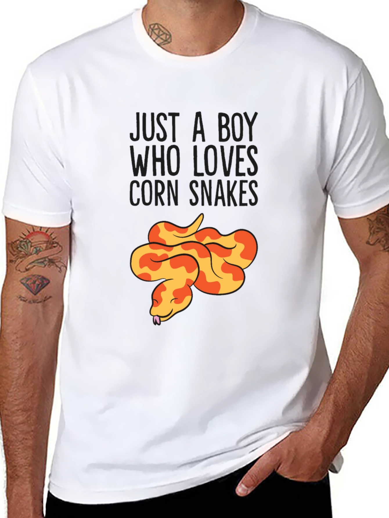 Boy Loves Corn Snakes T-Shirt
