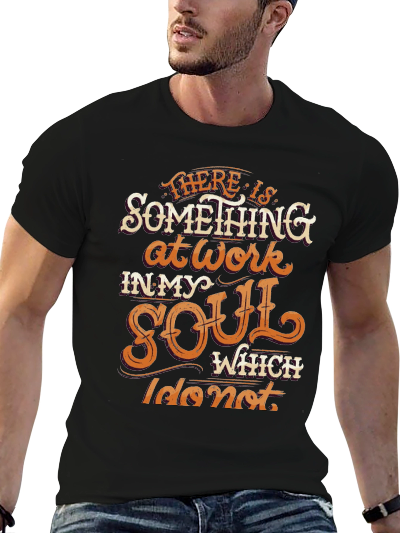 Soulful Graphic Tee - Inspiring Message T-Shirt